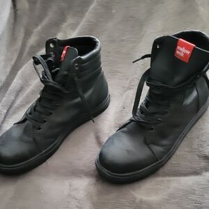 Ladies MELLOW WALK work shoes. Sreel Toe